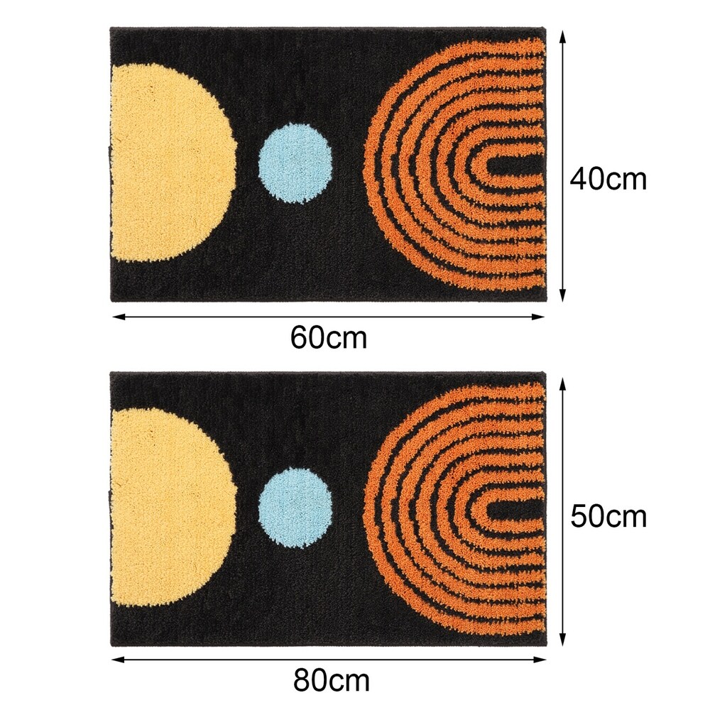 HUTEC 3D Cube Matrix Flannel in and Out Welcome mat Bathroom Entrance Absorbent mat Non-Slip Indoor and Outdoor Carpet 15.7 X 23.5 inches HUTEC 3D Cube Matrix Flannel in and Out Welcome mat Bathroom Entrance Absorbent mat Non-Slip Indoor and Outdoor Carpet 15.7 X 23.5 inches